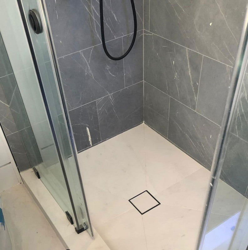 Square Tile Insert Shower Drain