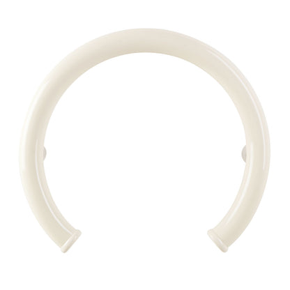 White Curved Grab Bars, Ponte Giulio Maxima Round Grab Bars