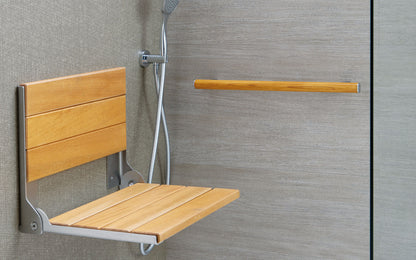 Shower Seat, Folding Shower Seat with Backrest, Ponte Giulio G56UHS13