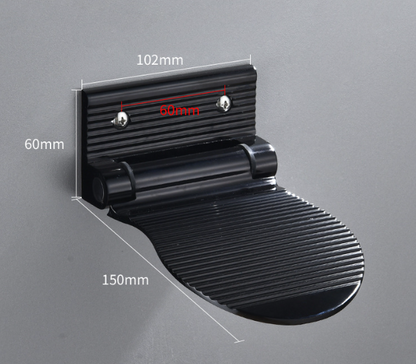 Shower Footrest for Shaving, Wall Mounted Anti-Slip Foot Rest