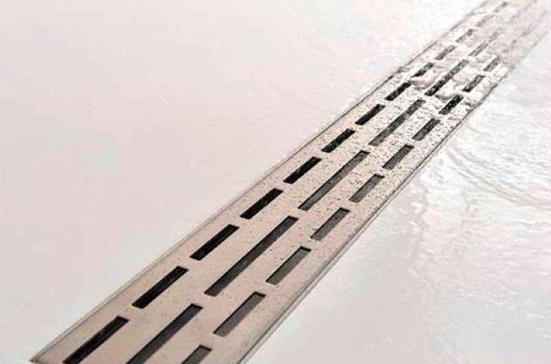 12 Inch Linear Drain with Adjustable Leveling Feet, Dawn USA Amazon River Series