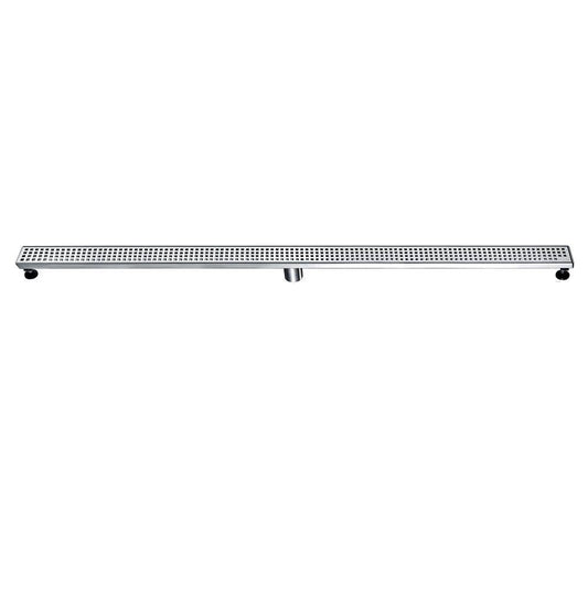 Dawn® 47 Inch Shower Linear Drain, Brisbane River Series, Polished Satin Finish