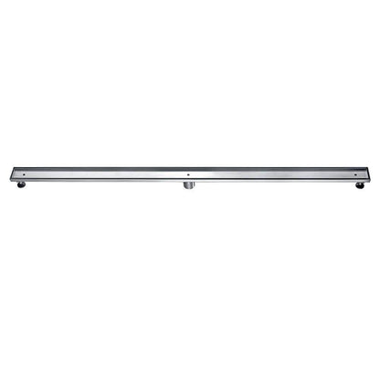 59 Inch Tile Insert Linear Shower Drain with Adjustable Leveling Feet