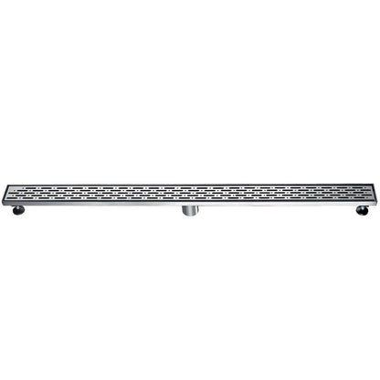 24 Inch Linear Drain with Adjustable Feet, Luxury Polished Finish Drain, Dawn USA LRO240304