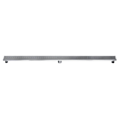 Dawn® 59 Inch Linear Shower Drain, Wheaton River Series, Polished Satin Finish