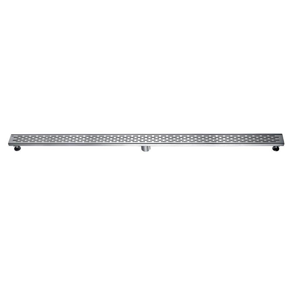 12 Inch Linear Drain with Adjustable Leveling Feet, Dawn USA Yangtze River Series