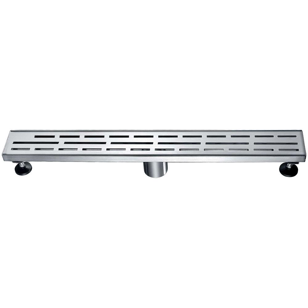 12 Inch Linear Drain with Adjustable Leveling Feet, Dawn USA Amazon River Series