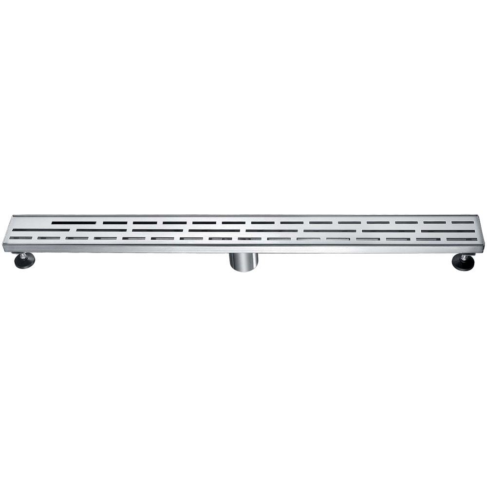 12 Inch Linear Drain with Adjustable Leveling Feet, Dawn USA Amazon River Series