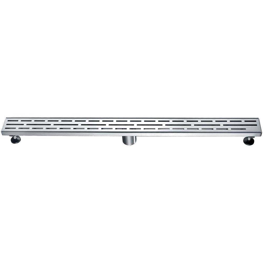 12 Inch Linear Drain with Adjustable Leveling Feet, Dawn USA Amazon River Series