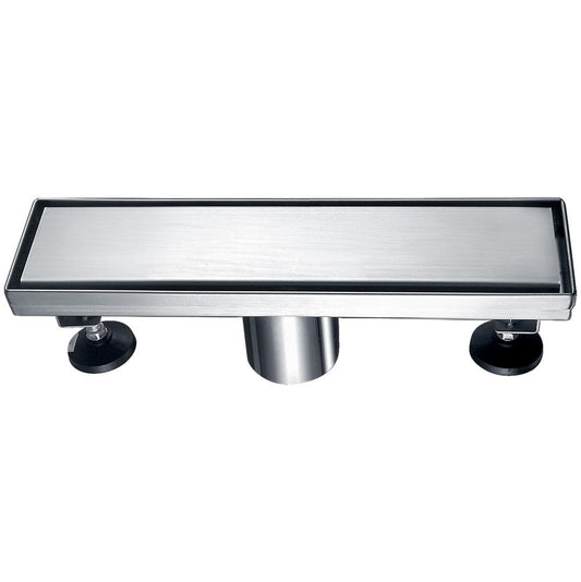 12 Inch Linear Drain with Adjustable Leveling Feet, Dawn USA Volga River Series