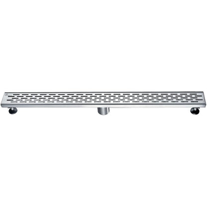 12 Inch Linear Drain with Adjustable Leveling Feet, Dawn USA Yangtze River Series