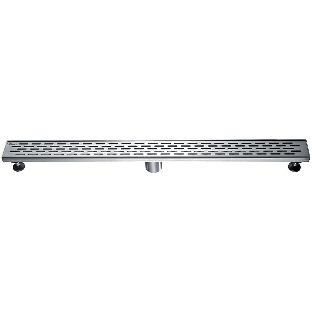 12 Inch Linear Drain with Adjustable Leveling Feet, Dawn USA Yangtze River Series