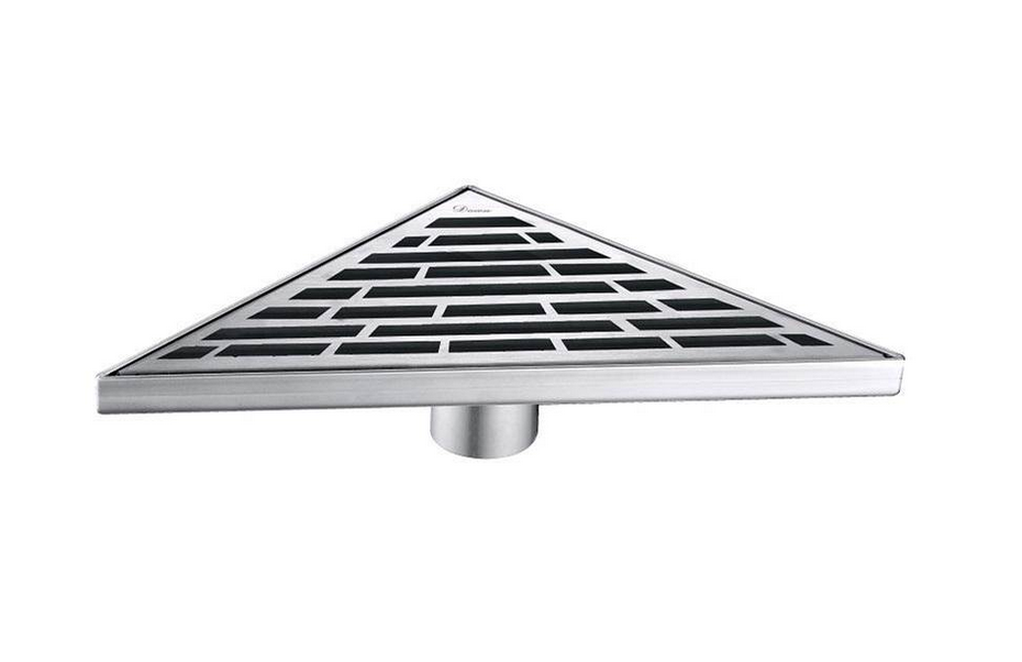 Corner Triangle Drain, Dawn® Brisbane River Series, Triangle Drain with Installation Set