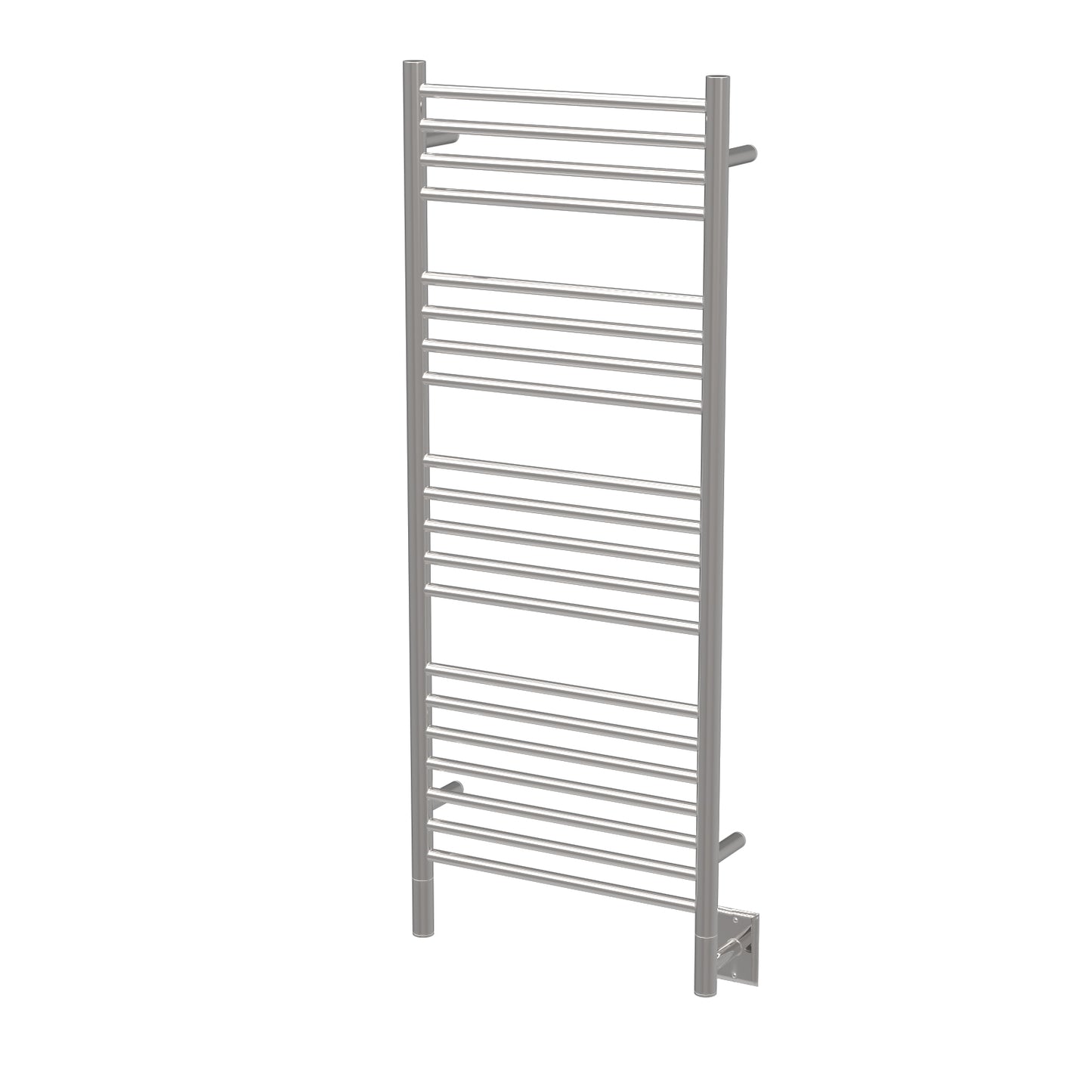 Amba Jeeves D Straight Polished Towel Warmer, Hardwired, 20 Bars, W 21" H 53"