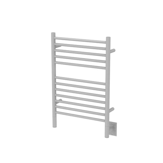 Amba Jeeves E Straight White Towel Warmer, Hardwired, 12 Bars, W 21" H 31"