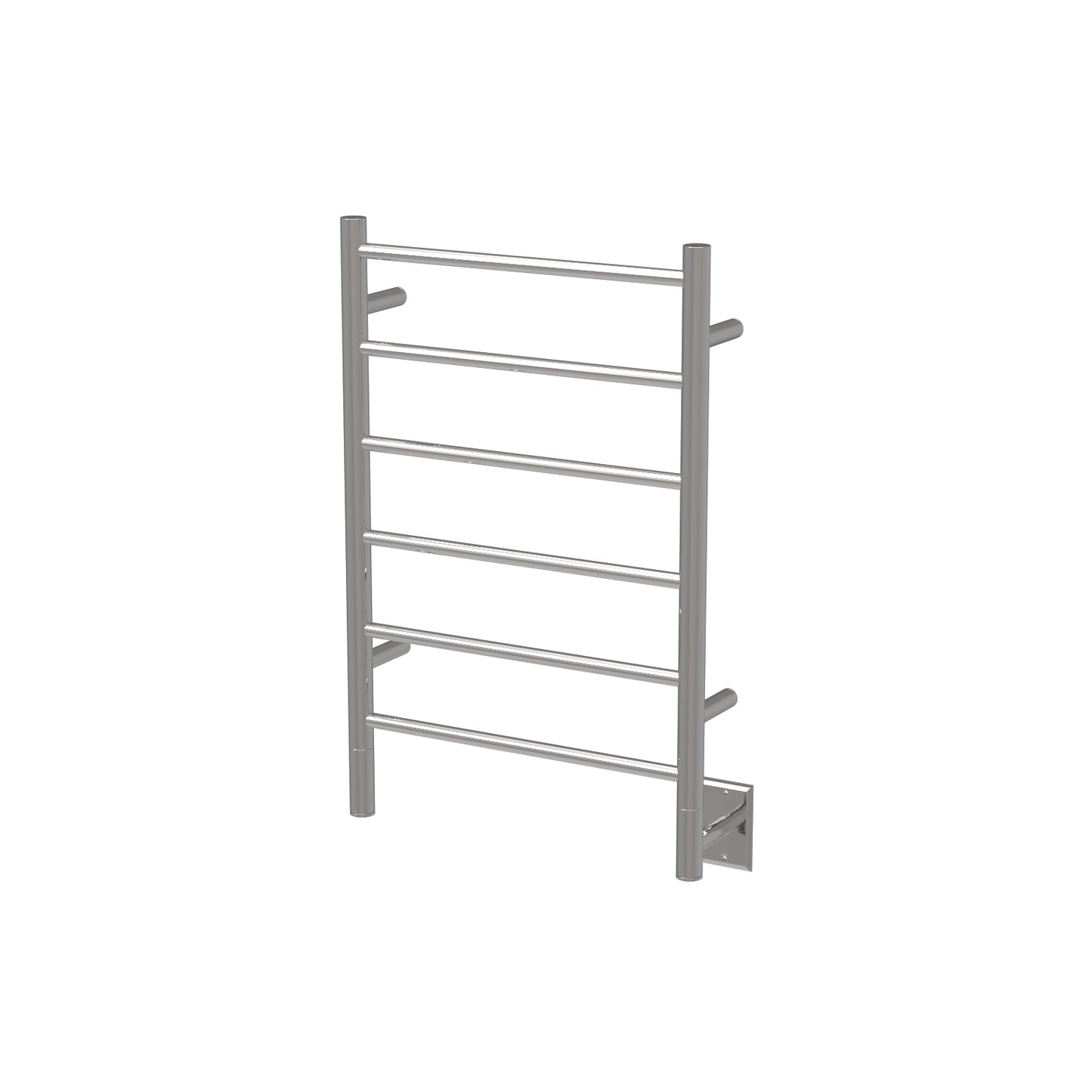 Amba Jeeves J Straight Brushed Towel Warmer, 6 Bars, Hardwired, 21" W x 31" H