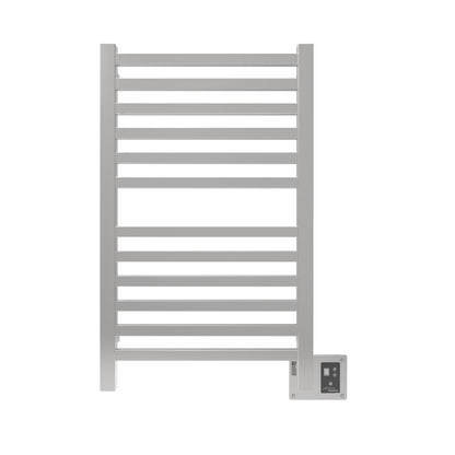 Polished Towel Warmer, Amba Quadro Model Q2033P, 12 Bars Towel Warmer