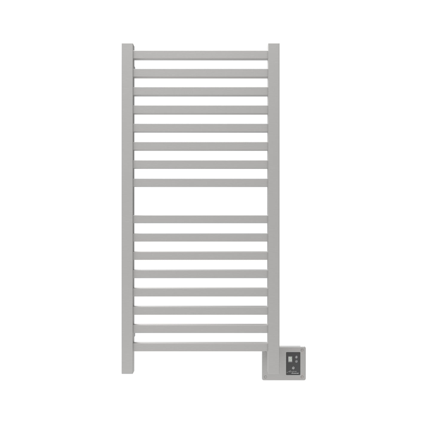 Brushed Towel Warmer, Amba Quadro Model Q2042, 16 Bars Towel Warmer