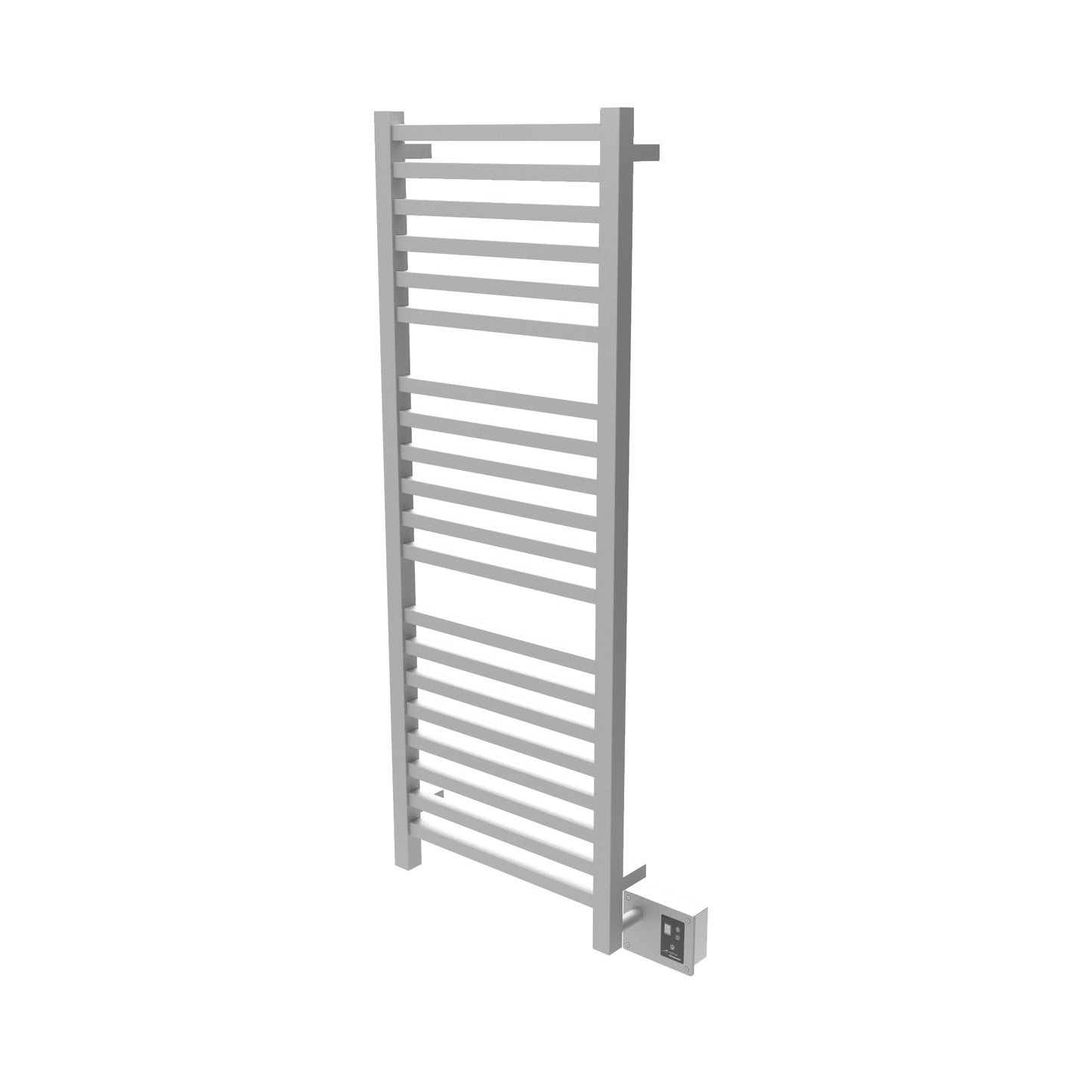 Brushed Towel Warmer, Amba Quadro Model Q2054, 20 Bars Towel Warmer