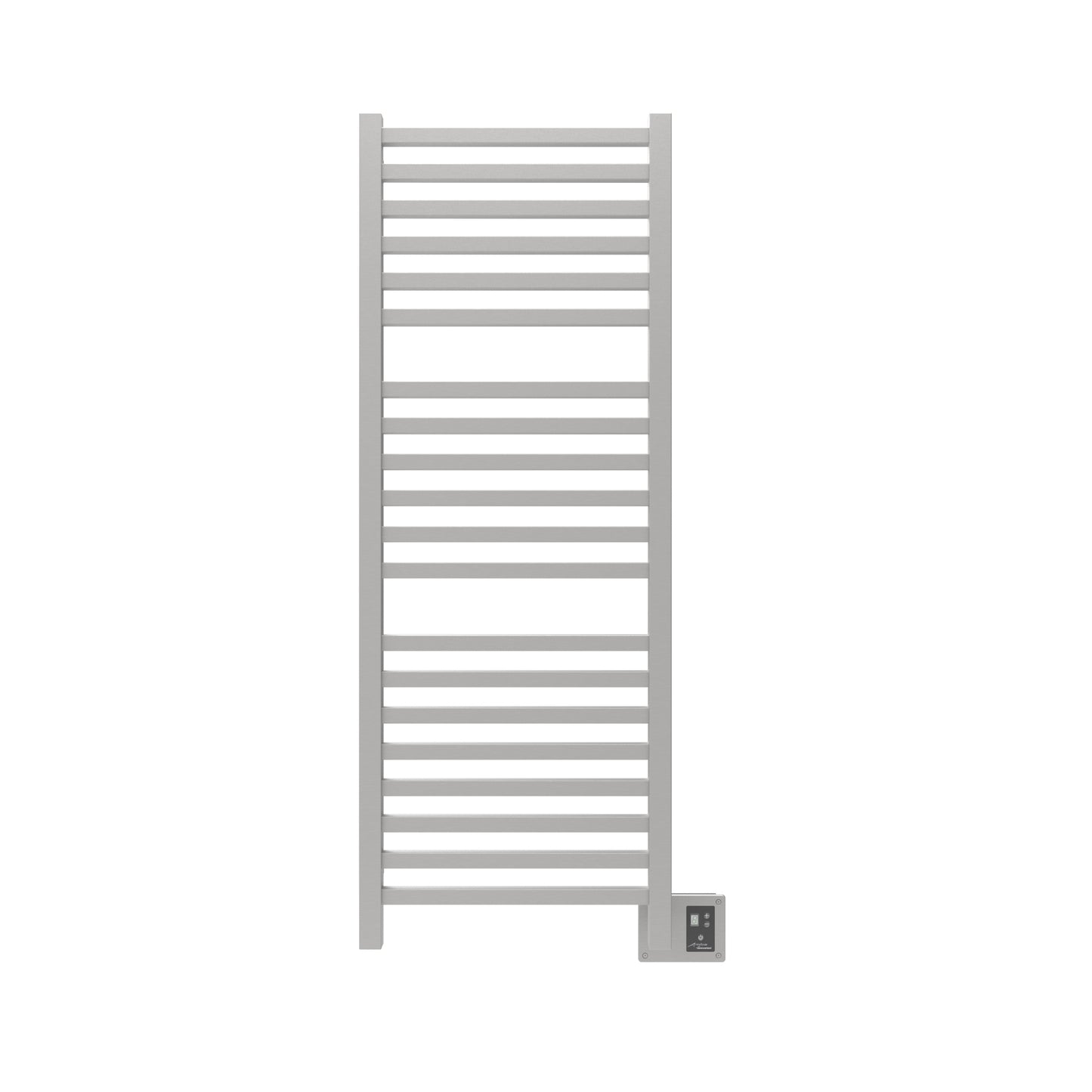 Brushed Towel Warmer, Amba Quadro Model Q2054, 20 Bars Towel Warmer