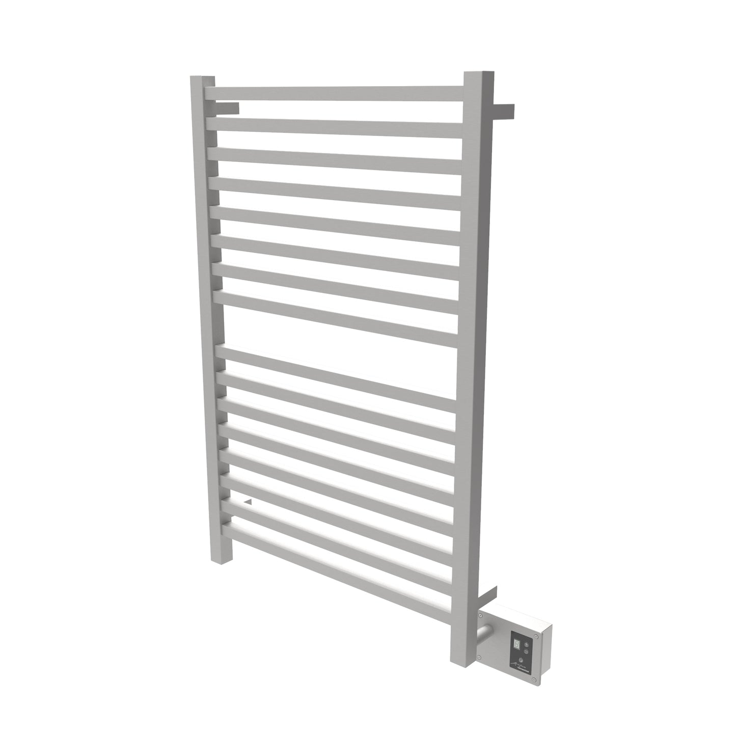 Brushed Towel Warmer, Amba Quadro Model Q2842B, 16 Bars Towel Warmer