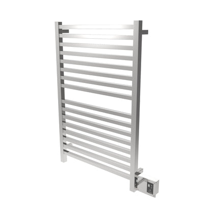 Polished Towel Warmer, Amba Quadro Model Q2842P, 16 Bars Towel Warmer