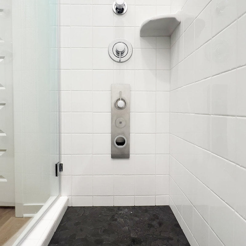 Shower Steam System, Serene Steam Shower Solar Flare Revive Matte Black