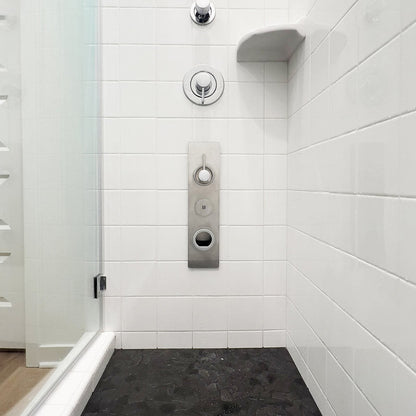 Shower Steam System, Serene Steam Shower Solar Flare Revive Matte Black