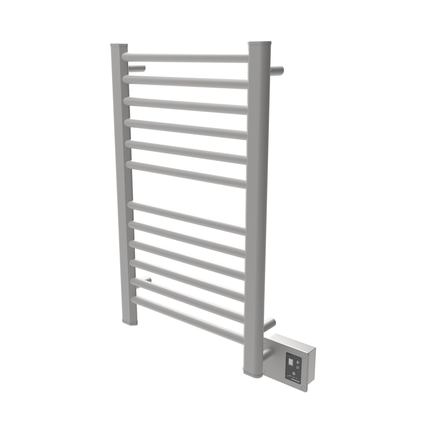 Brushed Towel Warmer, Amba Sirio Model S2133, 12 Bars Towel Warmer