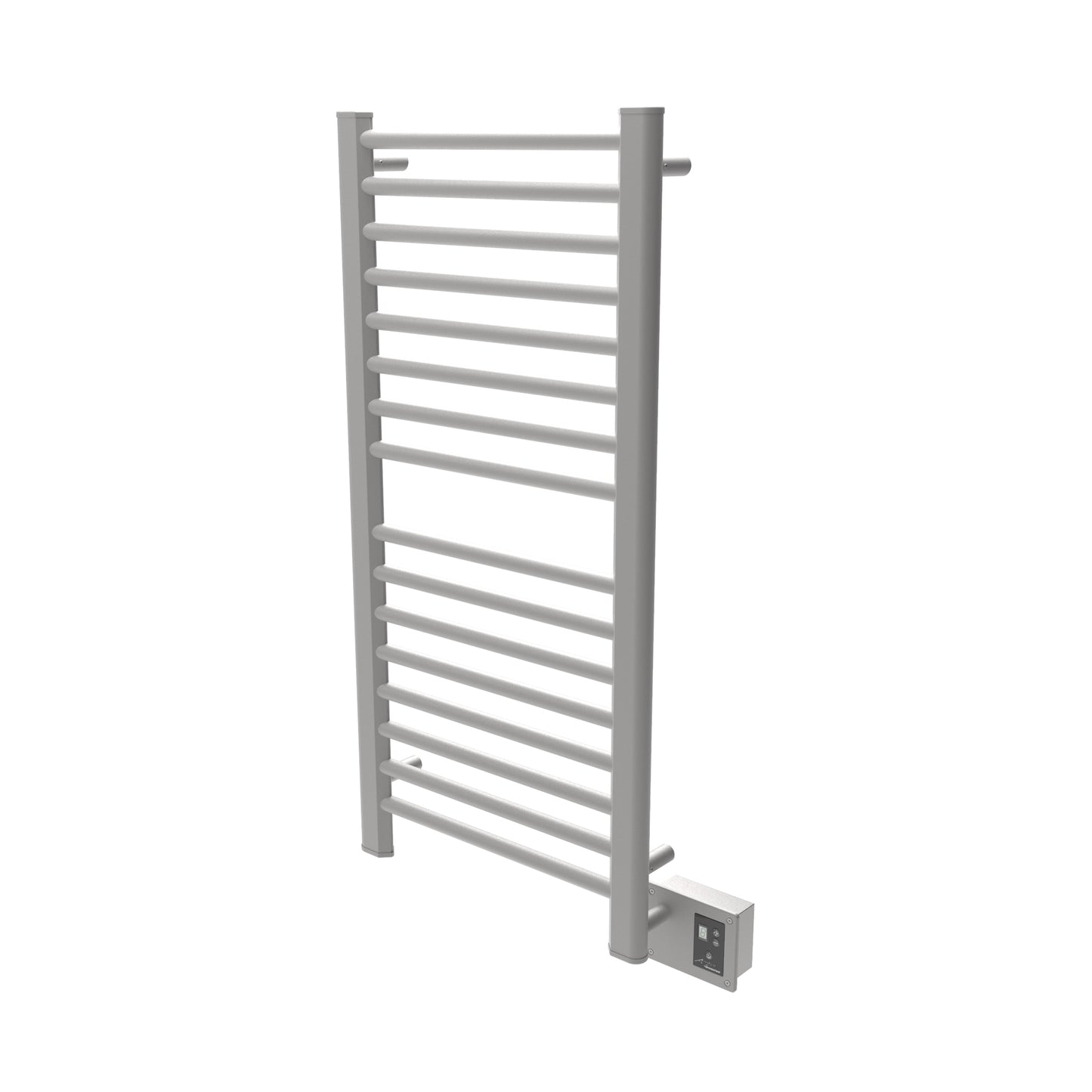 Brushed Towel Warmer, Amba Sirio Model S2142, 16 Bars Towel Warmer