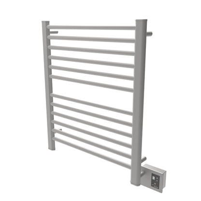 Brushed Towel Warmer, Amba Sirio Model S2933, 12 Bars Towel Warmer