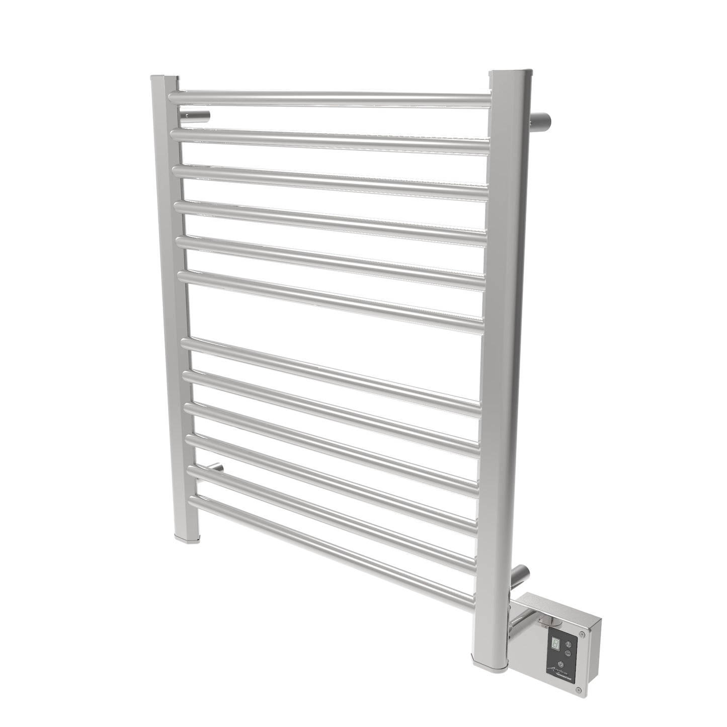 Polished Towel Warmer, Amba Sirio Model S2933, 12 Bars Towel Warmer