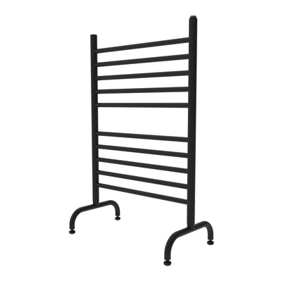 Matte Black Towel Warmer, Amba Solo 24 Inch Freestanding Towel Warmer